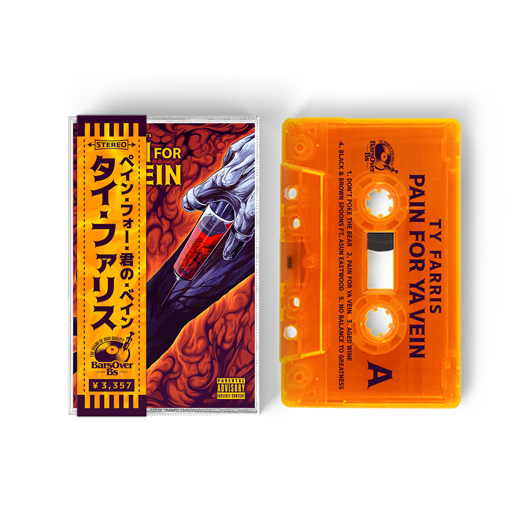 Ty Farris - Pain For Ya Vein (Cassette Tape With Obi Strip)