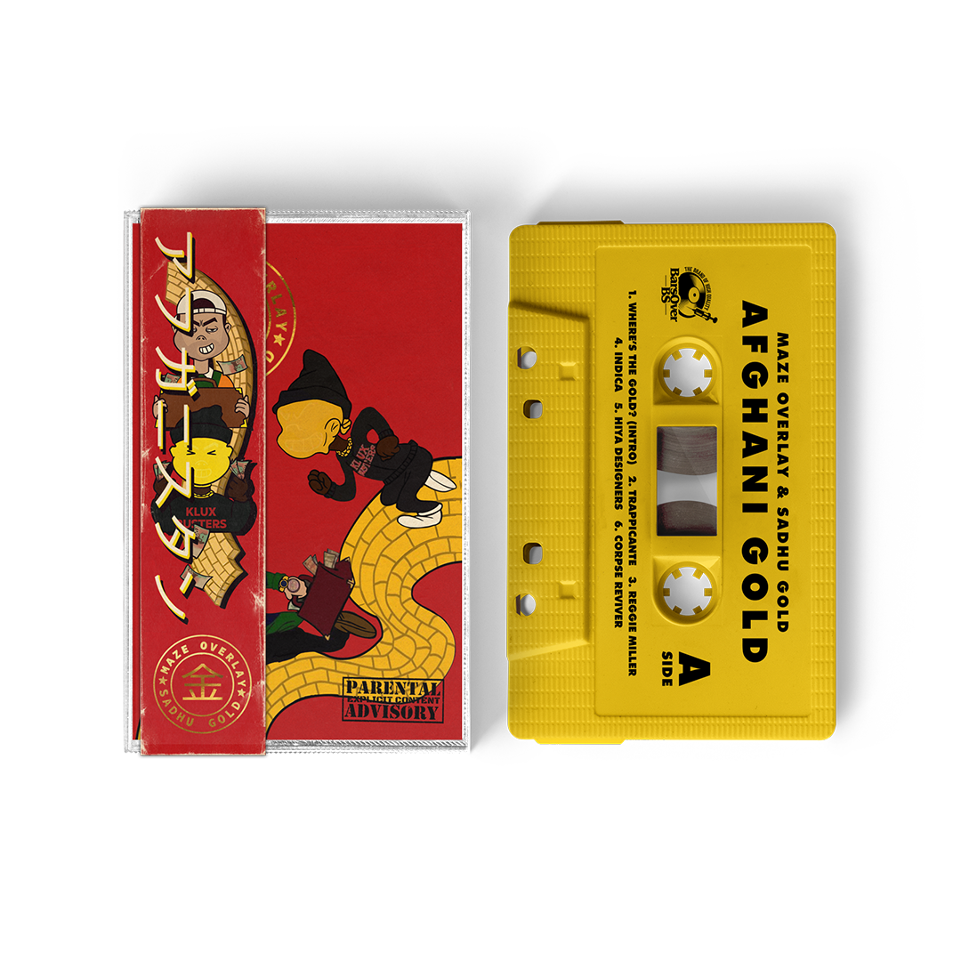 Maze Overlay x Sadhugold - Afghani Gold (Cassette Tape With Obi Strip) (Bonus Track Feat. Roc Marci Produced By WahrSeason)