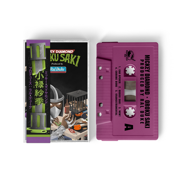 Mickey Diamond x Ral Duke - Oroku Saki Cassette Tape + Obi Strip (Donatello Edition)