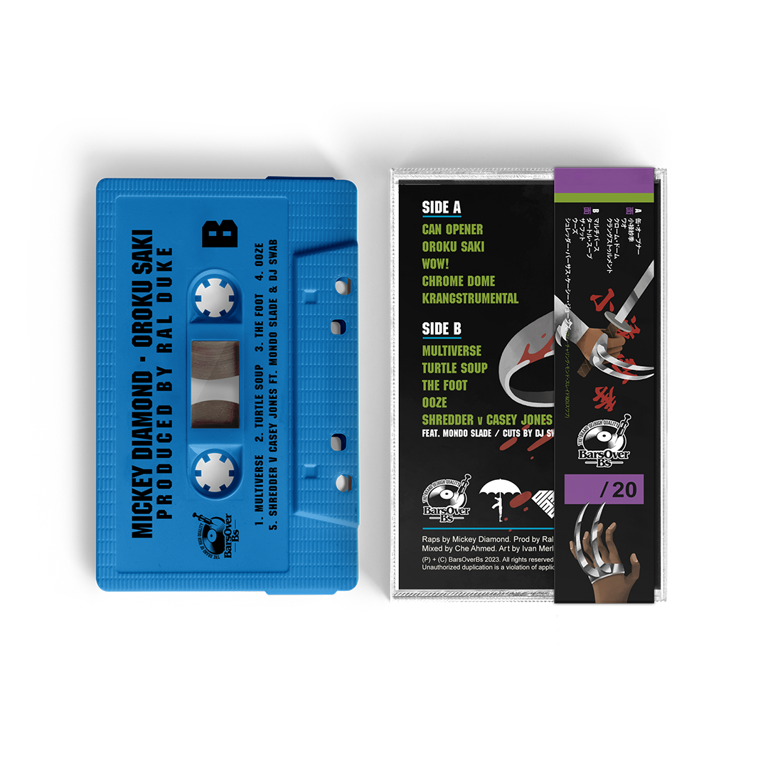 Mickey Diamond x Ral Duke - Oroku Saki Cassette Tape + Obi Strip (Leonardo Edition)