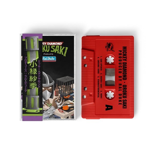 Mickey Diamond x Ral Duke - Oroku Saki Cassette Tape + Obi Strip (Raphael Edition)