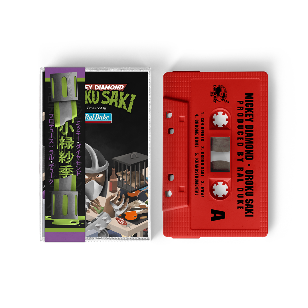 Mickey Diamond x Ral Duke - Oroku Saki Cassette Tape + Obi Strip (Raphael Edition)