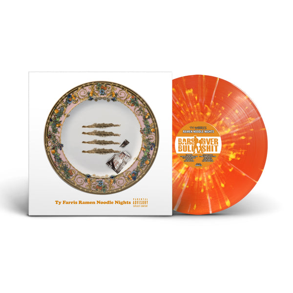 Ty Farris - Ramen Noodle Nights Butter Drip Orange Splatter Vinyl