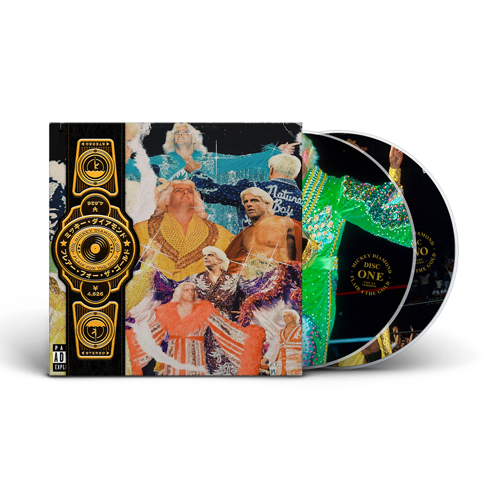 Mickey Diamond "Flair For The Gold" Double Disc With Instrumentals & Obi Strip
